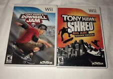 Tony Hawk Downhill Jam box art for Wii